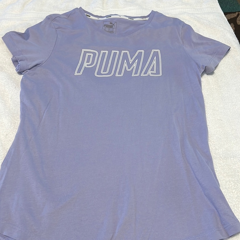 Puma T- Shirt (Purple) Size Medium